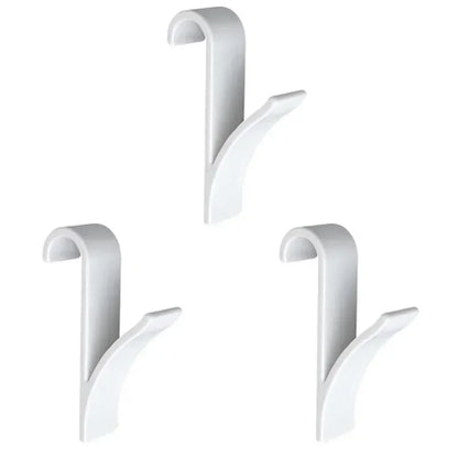Radiator Towel Hanger Clips, White Heated Rail Hooks Set