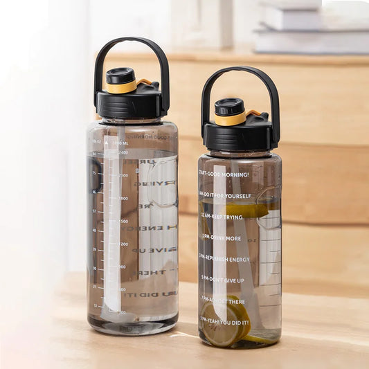 Extra-Large Sports Water Bottle — Leak-Proof High-Capacity Hydration Jug for Women