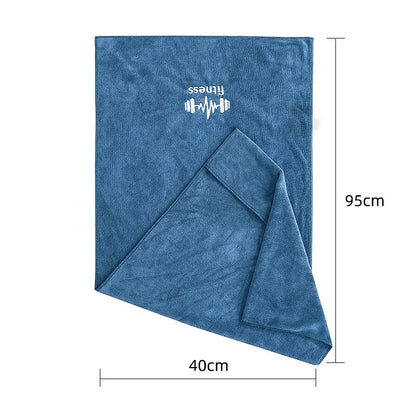 Microfiber Cooling Gym Towel — Quick-Dry Yoga & Fitness Towel for Summer Workouts