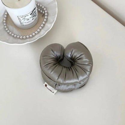 Soft Sponge Sleep Scrunchie — Plush Elastic Hair Tie for Comfy Ponytails & Buns