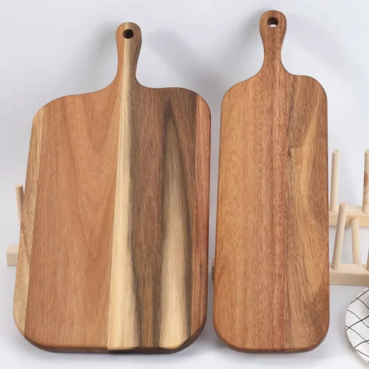 Acacia Serving Board, Paddle Handle