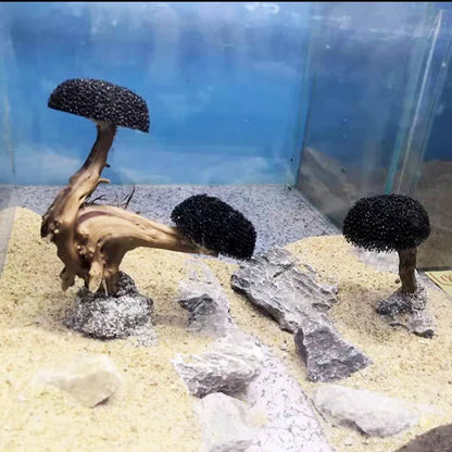 Driftwood Bonsai Tree for Aquariums — Moss-Attach Base