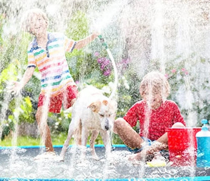 12ft backyard sprinkler splash pad — real product photo