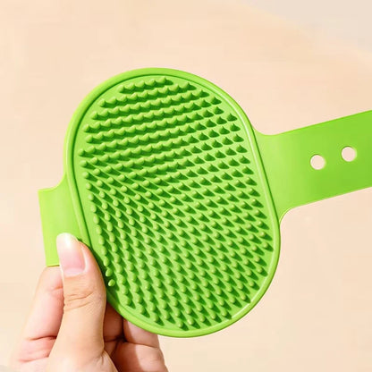 Cat Self-Groomer Brush — Wraps Around Posts & Corners for Hands-Free Grooming