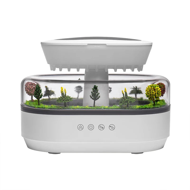 Cloud Rain Aroma Diffuser Humidifier Mood Light USB Whisper-Quiet — real product photo