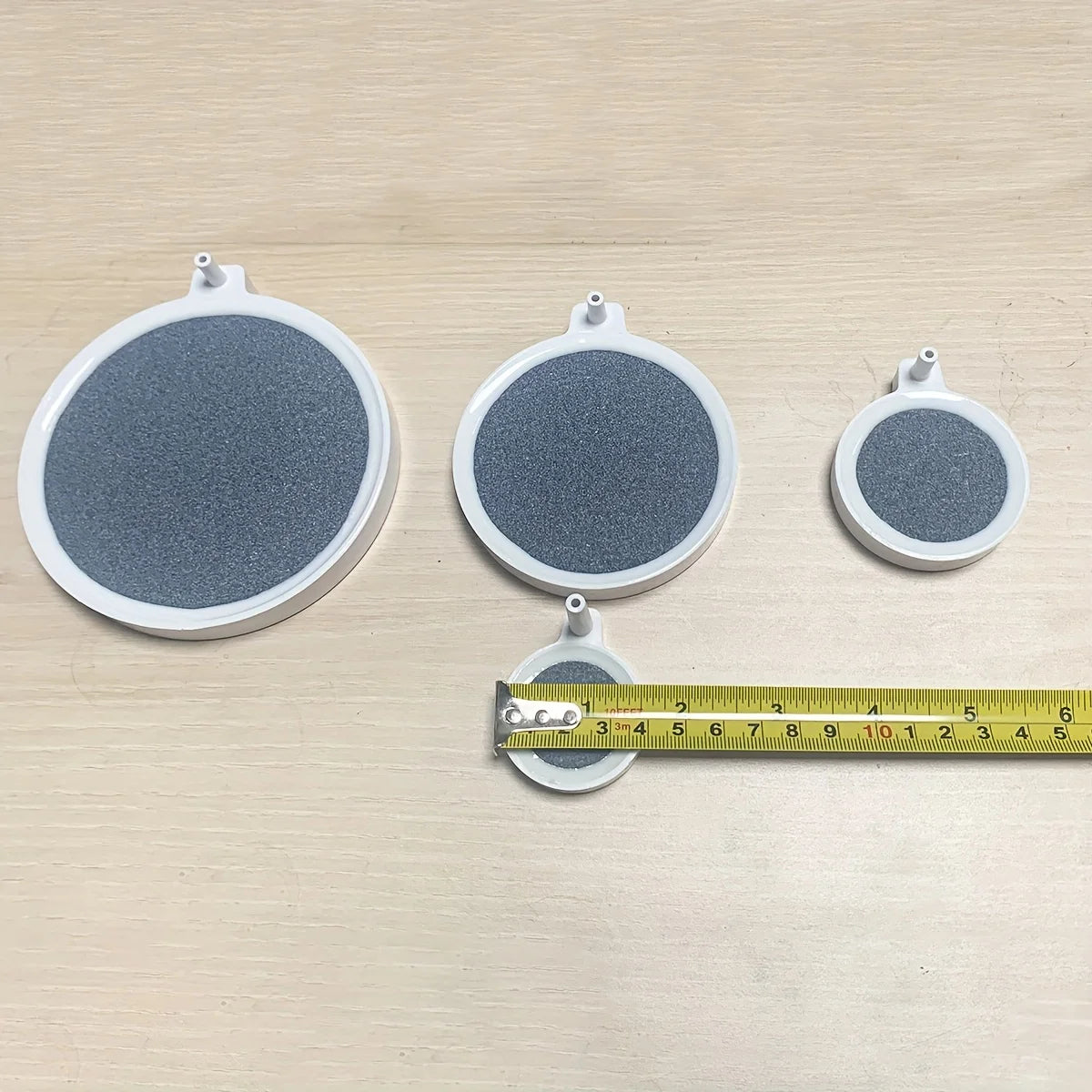 Aquarium Air Stone Disc Bubbler Set, Nano Oxygen Diffuser