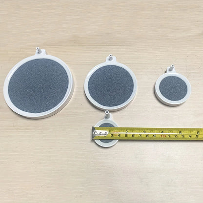 Aquarium Air Stone Disc Bubbler Set, Nano Oxygen Diffuser
