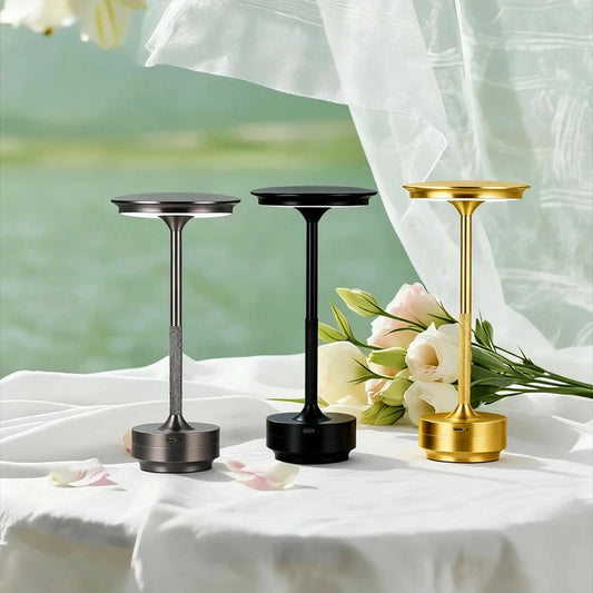 Cordless LED Desk Lamp Rechargeable Touch Dimmable Bar Table