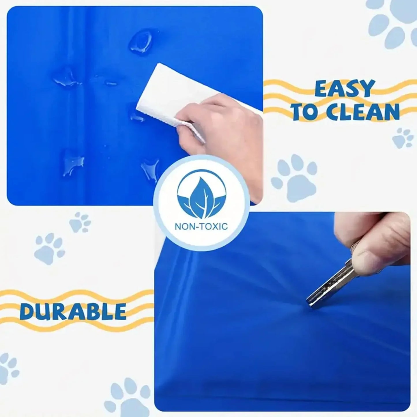 Self-Cooling Gel Mat for Dogs — Pressure-Activated, No Water or Electricity