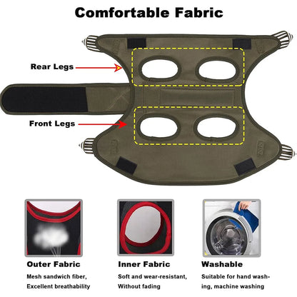 Pet Grooming Hammock for Dogs & Cats — Nail-Trim Restraint Sling