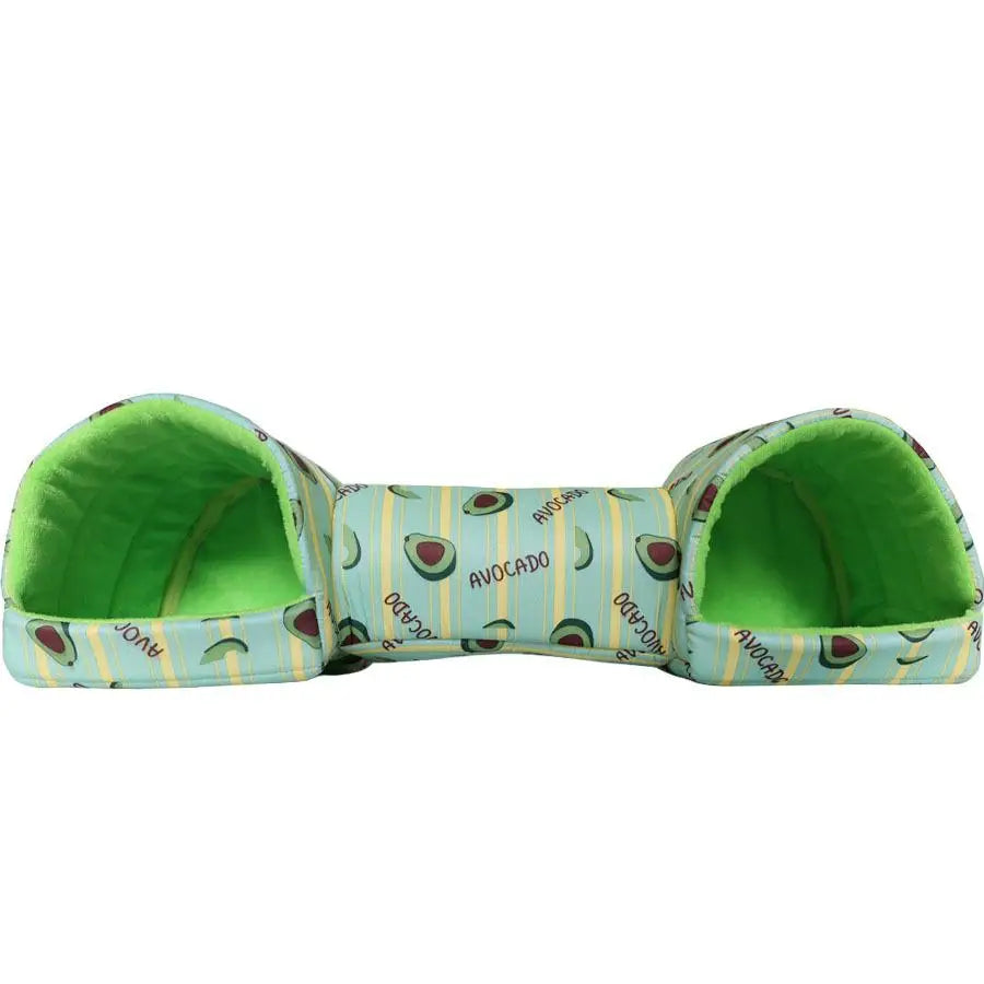 Fleece Hidey House Cozy Tunnel Bed for Guinea Pigs and Rabbits