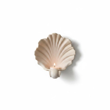 Seashell Wall Sconce, Modern Coastal