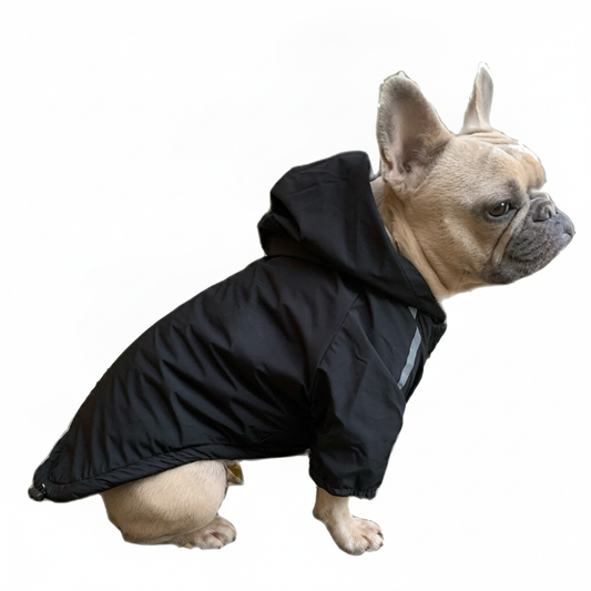 Waterproof Dog Coat - Fleece-Lined Hooded Winter Pet Jacket