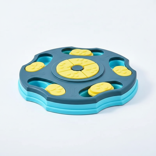 Dog Puzzle Slow Feeder - Interactive Treat Dispenser Bowl for Pups