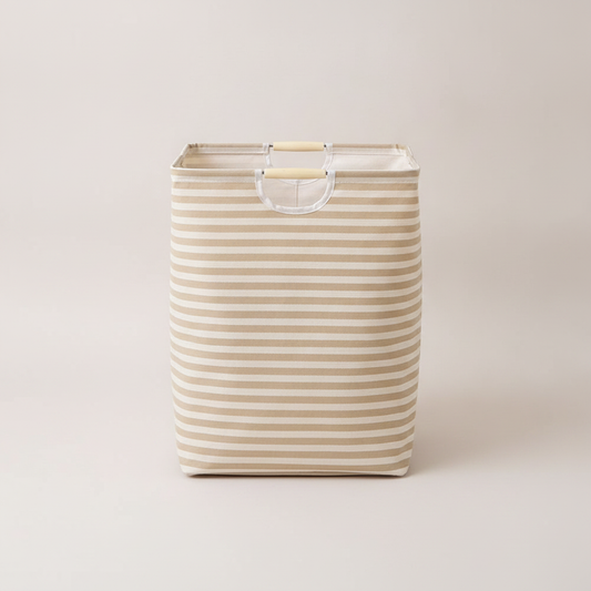 Foldable Waterproof Fabric Storage Basket with Handles