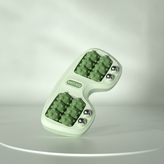 Dual Foot Roller Massager Textured Rollers for Relaxation and Comfort