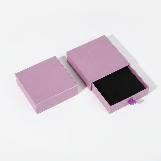 Slide Drawer Jewelry Gift Box - Necklace, Ring & Bracelet Packaging Case
