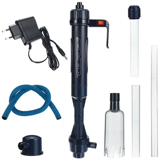Electric Aquarium Gravel Cleaner & Water Changer — 5-in-1