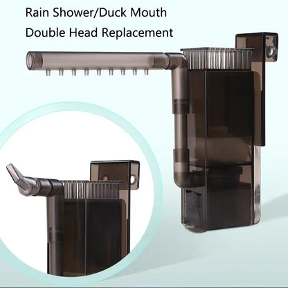 Aquarium Surface Skimmer / Oil-Film Remover — 3-in-1 Pump Filter