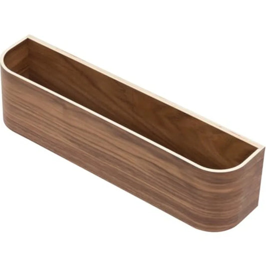 Modular Floating Shelves Walnut Wood Set of 3 Modern Wall Mounted — real product photo