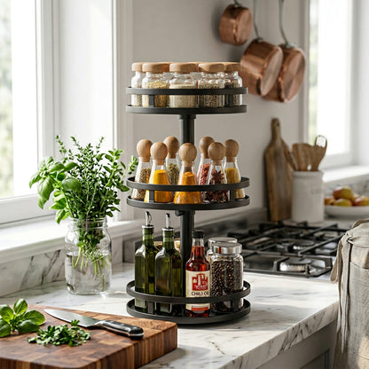 360 Rotation Spice Rack 16-Jar lifestyle
