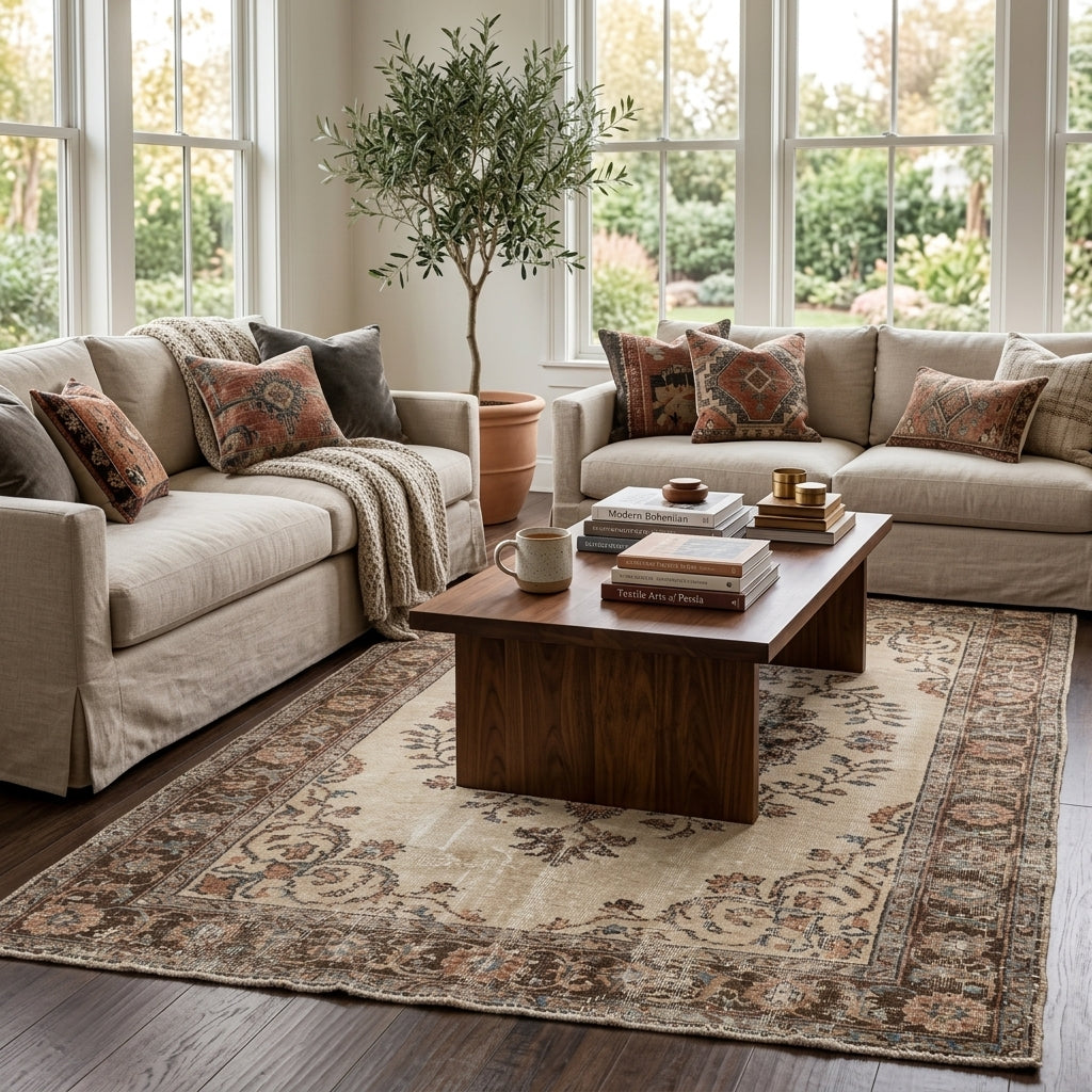 Vintage Style Rug 5x7 3rd lifestyle