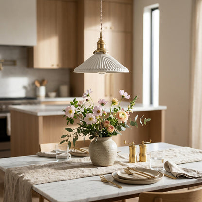 Ceramic & Brass Pendant Light lifestyle