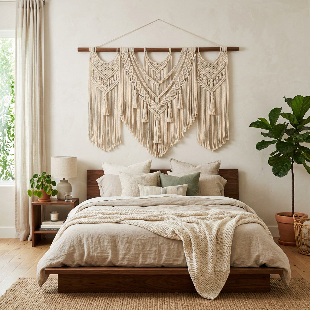 Macrame Wall Hanging Large — lifestyle