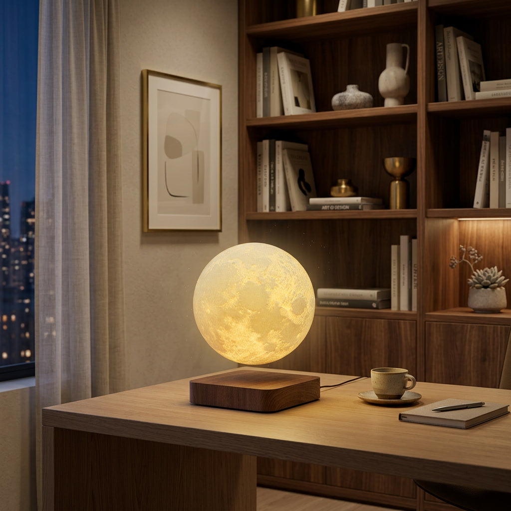 Levitating Moon Lamp 3rd lifestyle