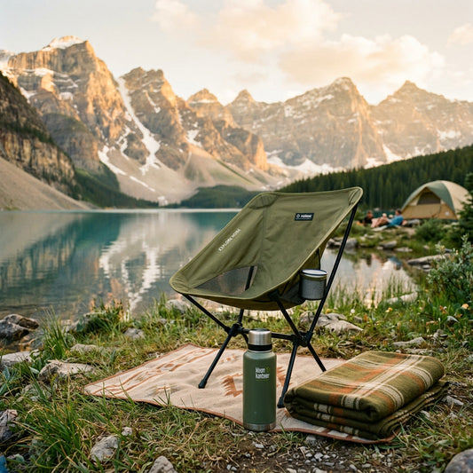 Popup Camping Chair Lightweight — lifestyle