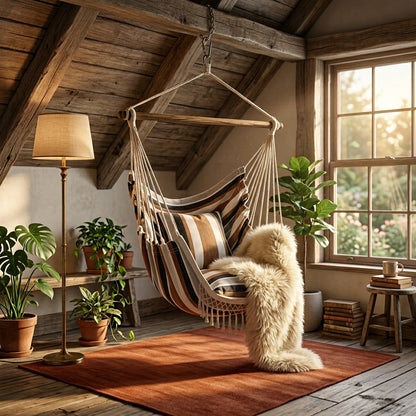 Hanging Hammock Chair lifestyle