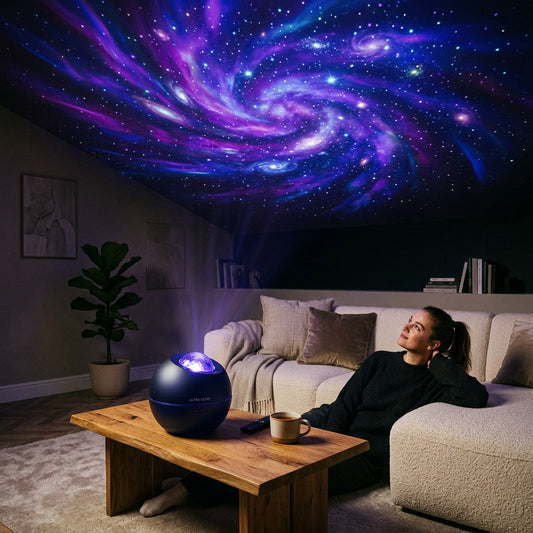 Galaxy Cloud Star Projector Premium — lifestyle