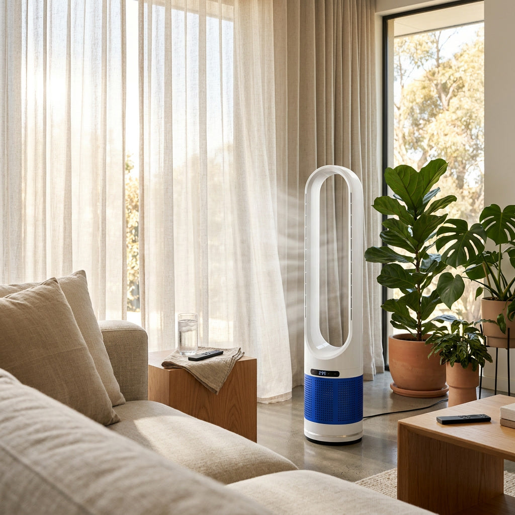 Bladeless Tower Fan 3rd lifestyle