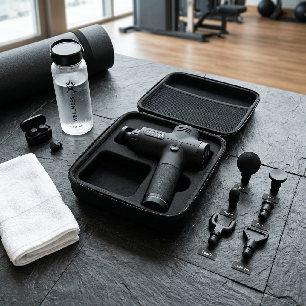Deep Tissue Massage Gun 6Head — lifestyle