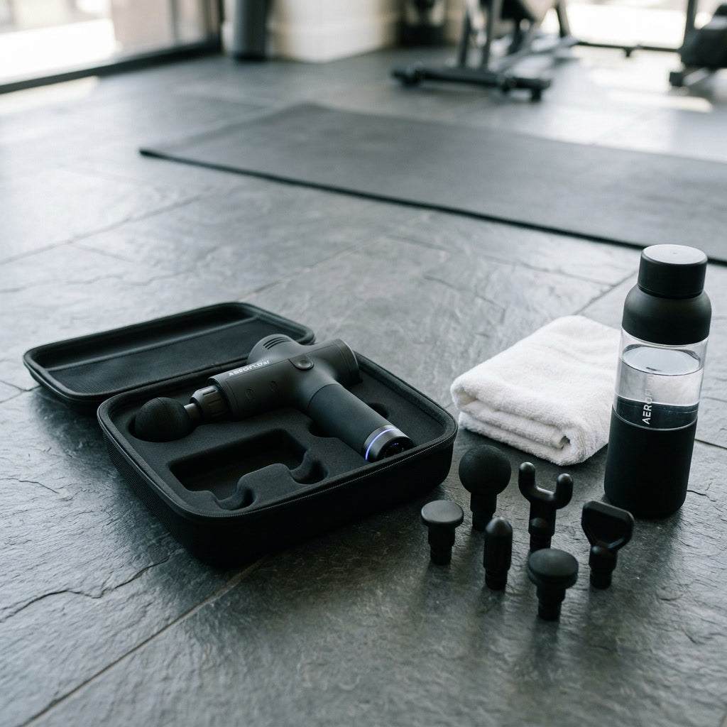Deep Tissue Massage Gun 6Head — lifestyle
