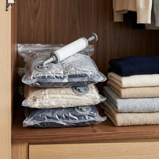 Vacuum Storage Bag 8Pack Pump — lifestyle