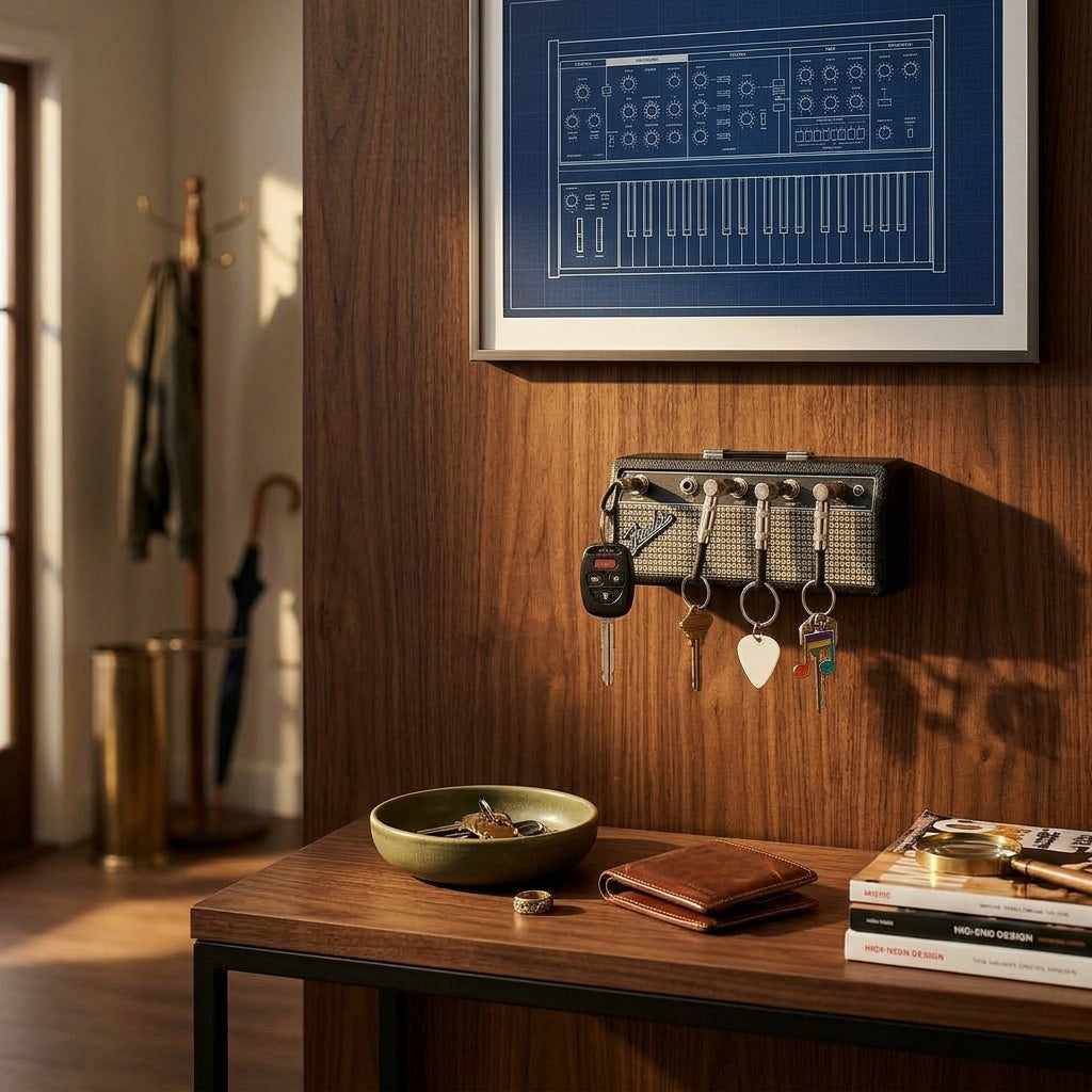 Guitar Amp Key Holder lifestyle