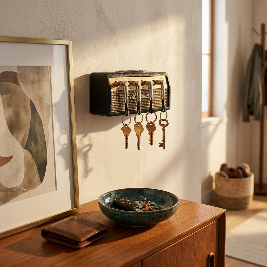 Guitar Amp Key Holder lifestyle