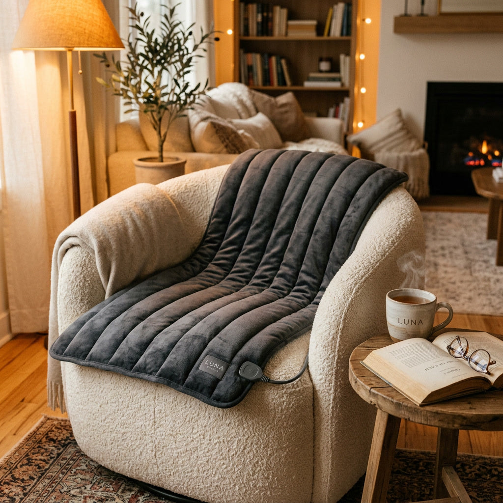 Weighted Electric Heating Pad Xl — lifestyle