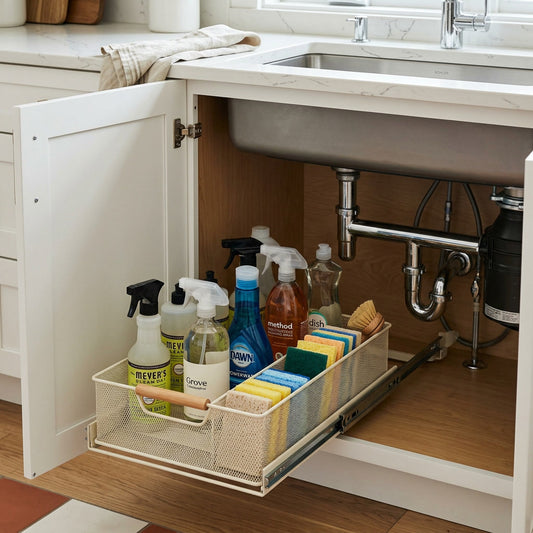 Under Sink Pullout Organizer — lifestyle