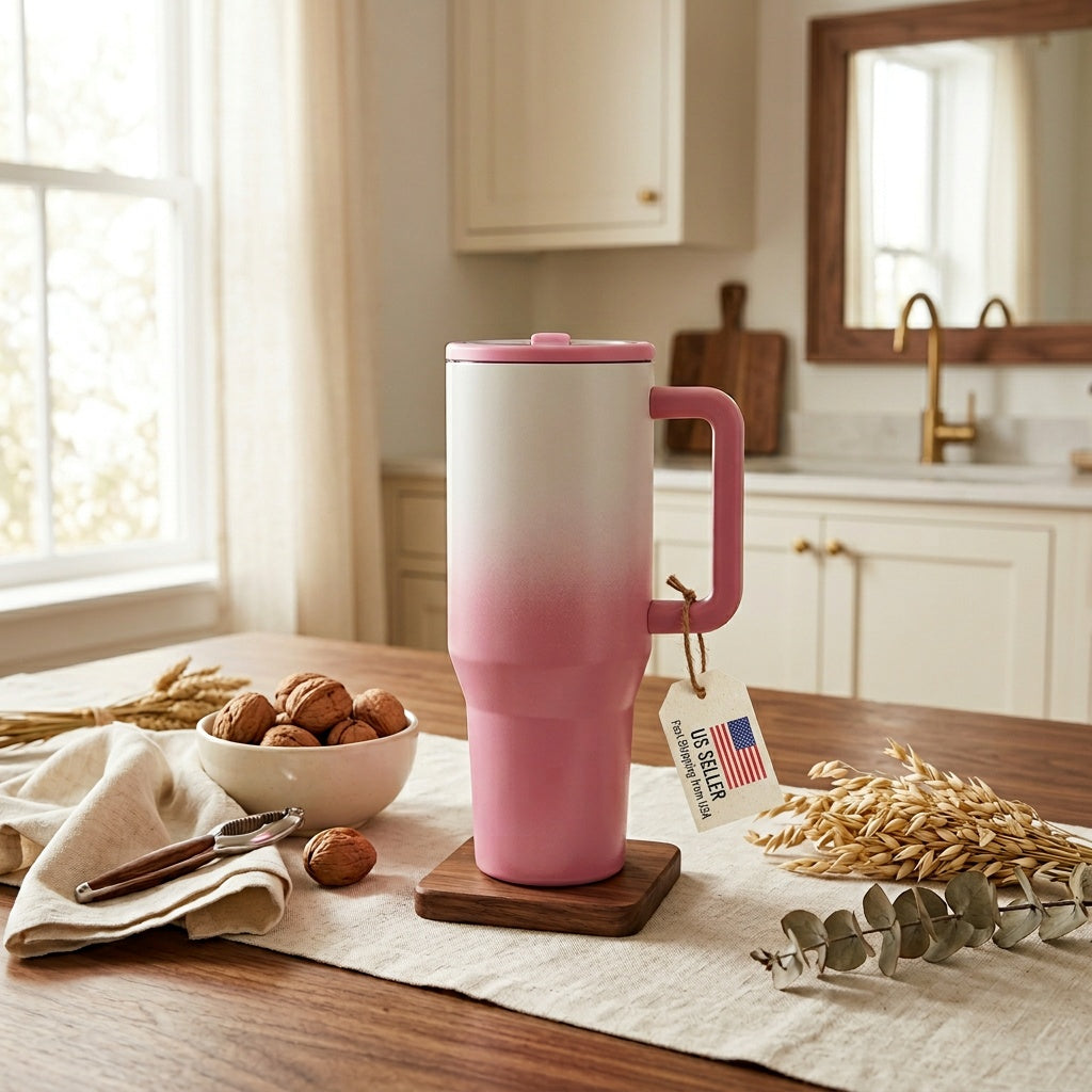 Insulated Stainless Steel Water Bottle 40oz Premium Travel Tumbler