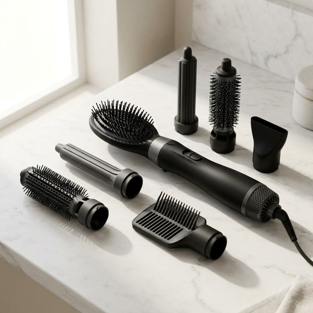 hot brush styler 6in1