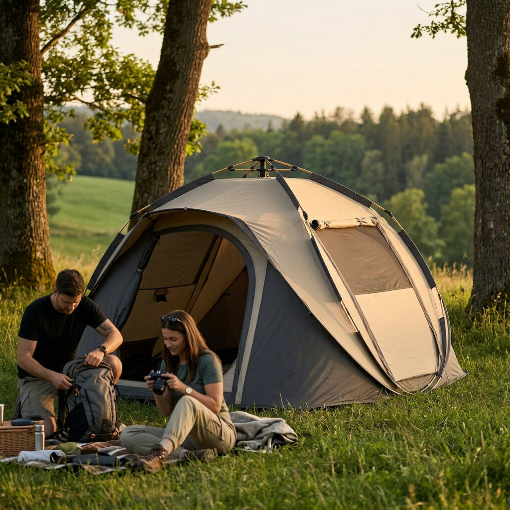 popup couples tent magnetic