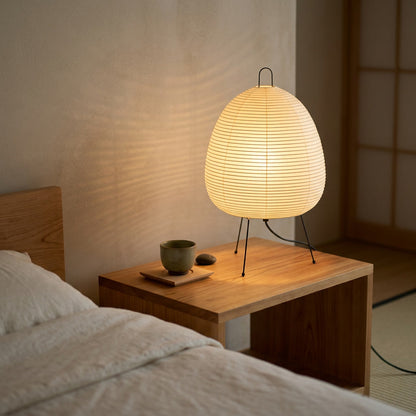 Rice Paper Egg Lamp, Japanese-Inspired