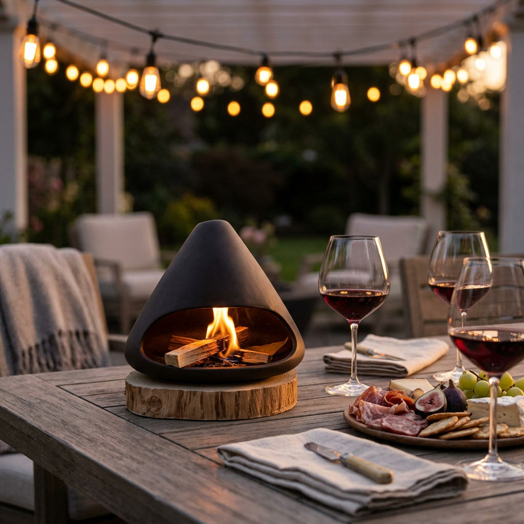 Teardrop Tabletop Fire Pit, Bioethanol