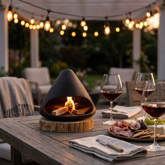 Teardrop Tabletop Fire Pit, Bioethanol
