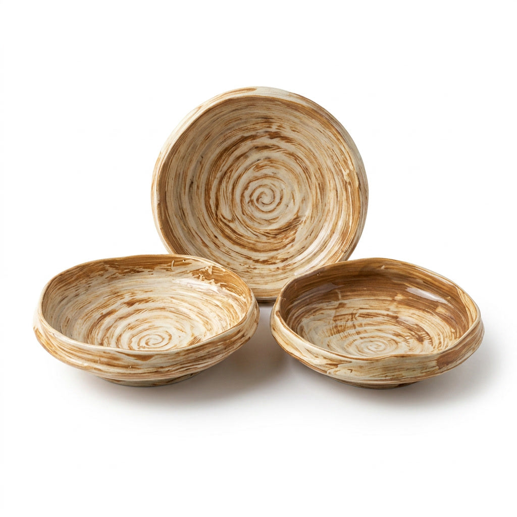 Marble Swirl Bowls, Set of 2