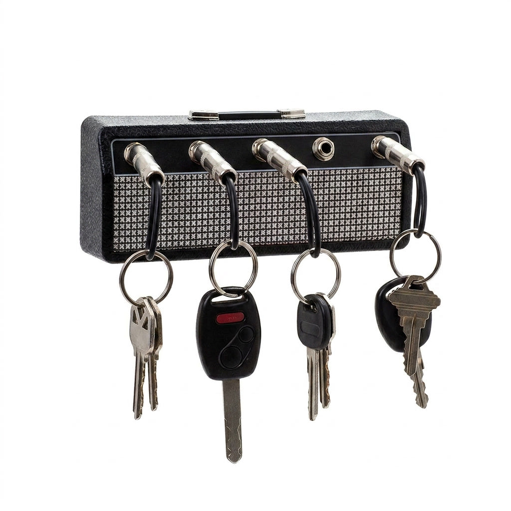 Guitar Amp Key Holder, Magnetic Wall-Mount