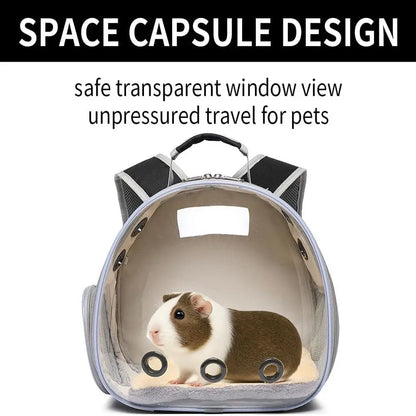 Bubble Backpack Pet Carrier — Reptiles, Rabbits & Small Pets