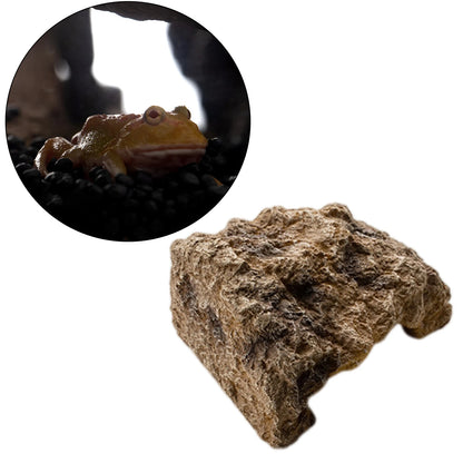 Resin Reptile Hide Cave With Textured Rock Finish